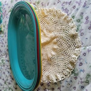 Multicolor vinyl platters(5)